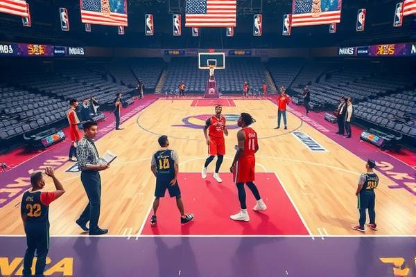 NBA比赛时况录像，热血激战，不容错过的精彩瞬间