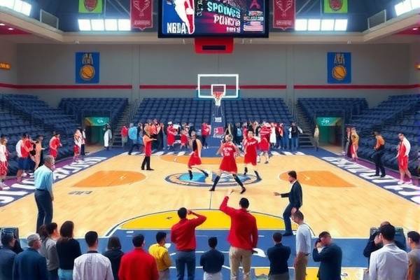 NBA录像与美娜，篮球与美丽的完美结合